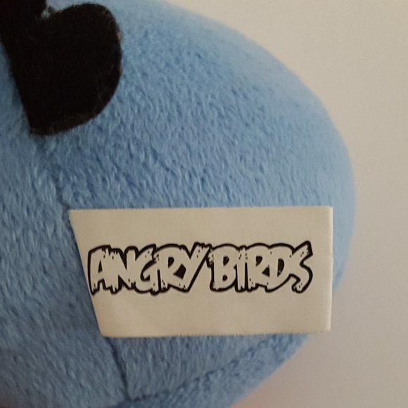 Angry Birds Backpack Clip 3" Blue Plush - Picture 3 of 6